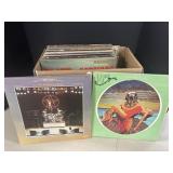 39 Assorted Rock Records -Frampton, Bette Midler,