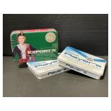 5 Cigarette Tins - Players, Export, du Maurier