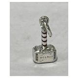 Pandora Sterling 925 Silver, Brown Enamel,