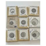 Nfld Five Cent Coins: .925 Silver Content, 1908,