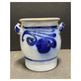 Westerwald Salt Glazed Stoneware Crock, 6.5 ' tall