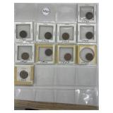 Canada One Cent Coins: 1960 - 1969. Re