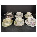 6 Teacups & Saucers