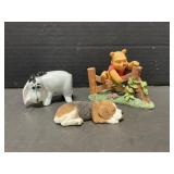 3 Items - Winnie The Pooh, Disney Eeyore And