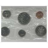 Canada Uncirculated Coin Set  1984.
