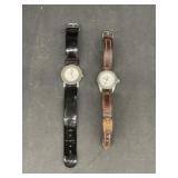 Ladies Wristwatches with Leather Watch Straps.