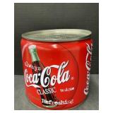 Coca-Cola Coin Bank with Set of 4 Glasses inside