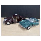 1/24 Scale 1967 Corvette & 1/24 Ford Deluxe