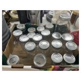 Tray of Assorted Bernardin Sealer Jars