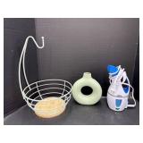 Fruit Basket, Vase, Handheld Steamer