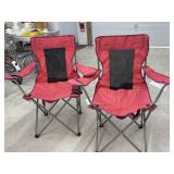 2 Folding Camping Chairs
