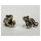 Miniature Brass Statues - Rat with Corn