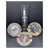 4 Modern Metal Signs - Parts Themed