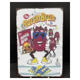 Modern Metal Sign - Post Raisin Bran