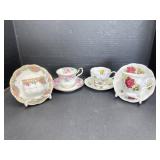 4 Royal Albert Teacups & Saucers