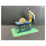 Tin-Type Toy Steam Engine Workman