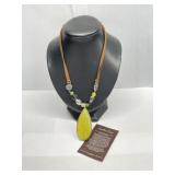 Silpada Sterling 925 Silver Serpentine Green Tear
