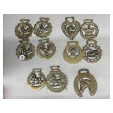 11 Pcs of Horse Brass