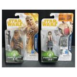 Star Wars Action Figures; Chewbacca and Correllia