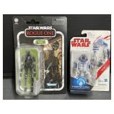 Star Wars Action Figures; K-2S0 and R2-D2