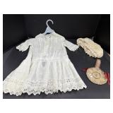 Vintage Childrenï¿½s Eyelet Dress, Crochet Handbags