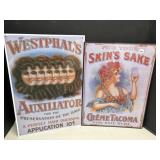 Reproduction Signs - Crï¿½me Tacoma & Westphalï¿½s