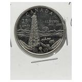 Canada 2005 Alberta ï¿½ 25-cents - Xf
