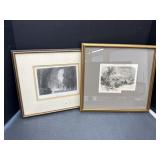 Pair of Professionally Framed Prints