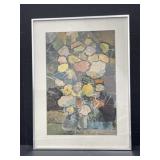 Framed Collage Art Signed Penney 16 3/4 X 23 '