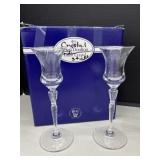 Royal Doulton Crystal Candlesticks