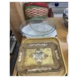 Baskets, Trays, Glass Bowls And More
