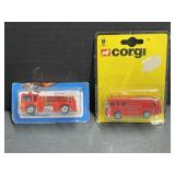 Fire Trucks MOC Hot Wheels 1981, Corgi 1981