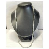 Sterling 925 Silver Chunky Rope Chain