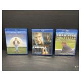 3 Blue Ray Movies - Moneyball, Firewall and