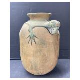 Pottery Iguana Vase 13 ' Tall