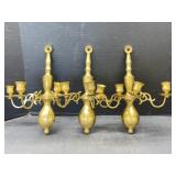 Brass Candelabra Wall Sconces 12 ' T