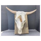 Cow Skull - Ceramic, Made in Alberta 18 x 18 '