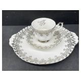 Vintage Royal Albert 'Silver Chintz' 25th