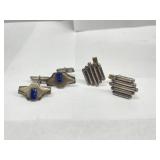 2 Pairs of Mexican Silver Cufflinks 28.8g