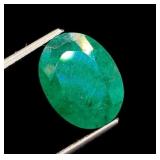 $3,650 Appraisal - 3.55 ct Cert. Emerald Gemstone