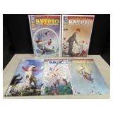 5 Comics - DC Krypto The Last Dog of Krypton