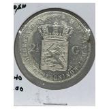 1874 Neth 2 1/2 Gulden - Proof