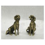 Miniature Brass Statues - Dogs