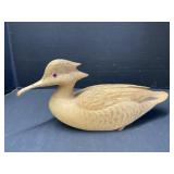 Handcrafted Red-Breasted Merganser Decoy