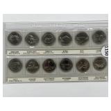 1992 Cdn 25 Cent Provincial Coins