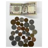 Foreign Coins/bills Lot