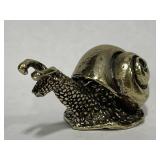 Miniature Brass Statue - Snail