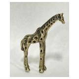 Miniature Brass Statue - Giraffe