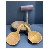 Handcrafted Wooden Bowl, Butter Ladles ( Made by