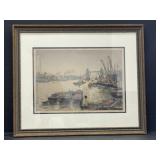 Hans Figura 1898-1978 Aqua Tint 75/250 'Tower